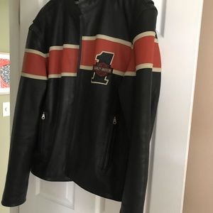 2xl mens Harley Davidson leather jacket excellent condition